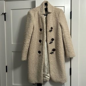 J. Crew cream Teddy jacket